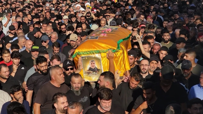 تشييع الشهيد شعيب في بلدة الشرقية 